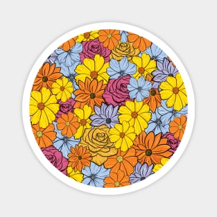 Flower Collage Magnet